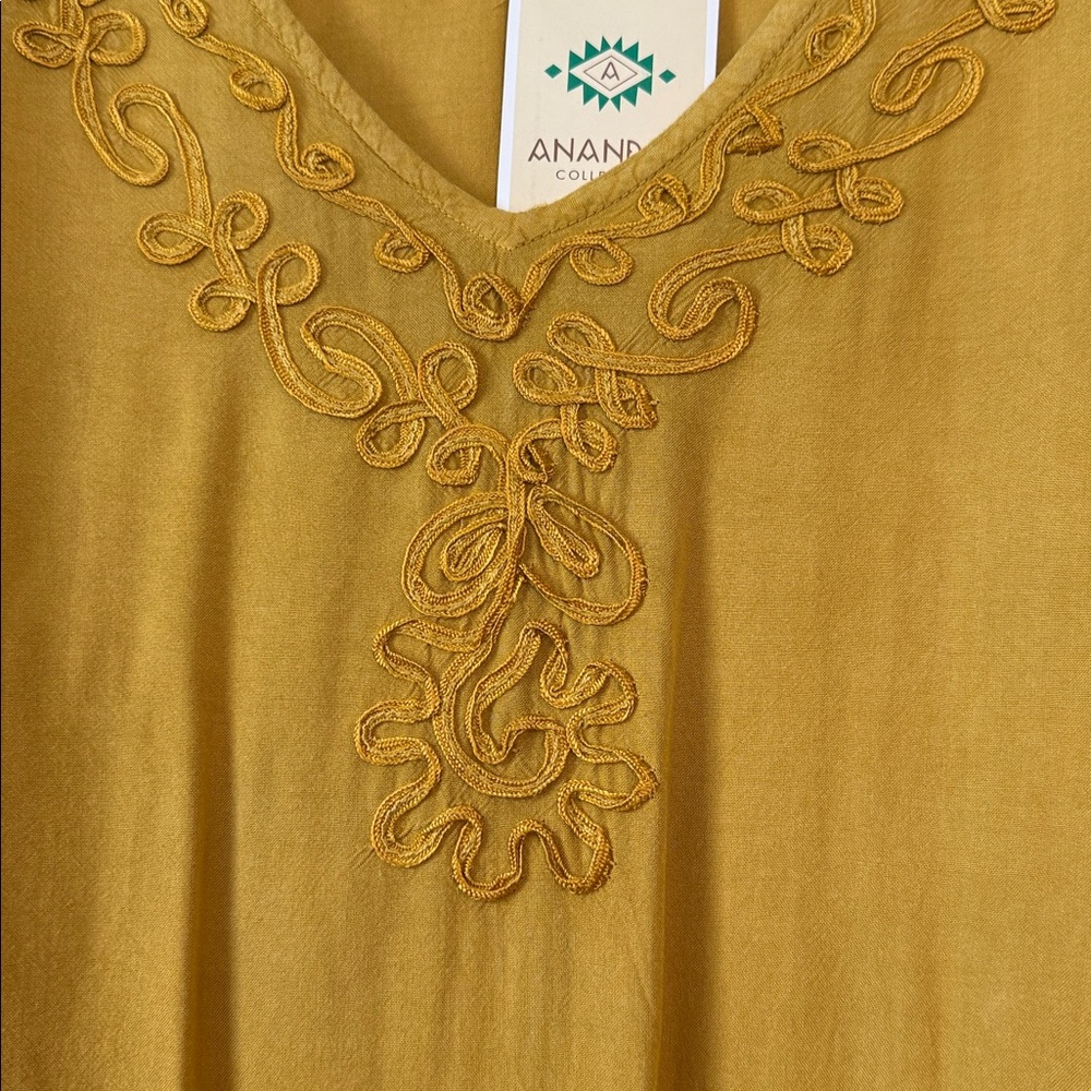 Boho Ruffle Sleeve Tunic NWT - Picture 2 of 9